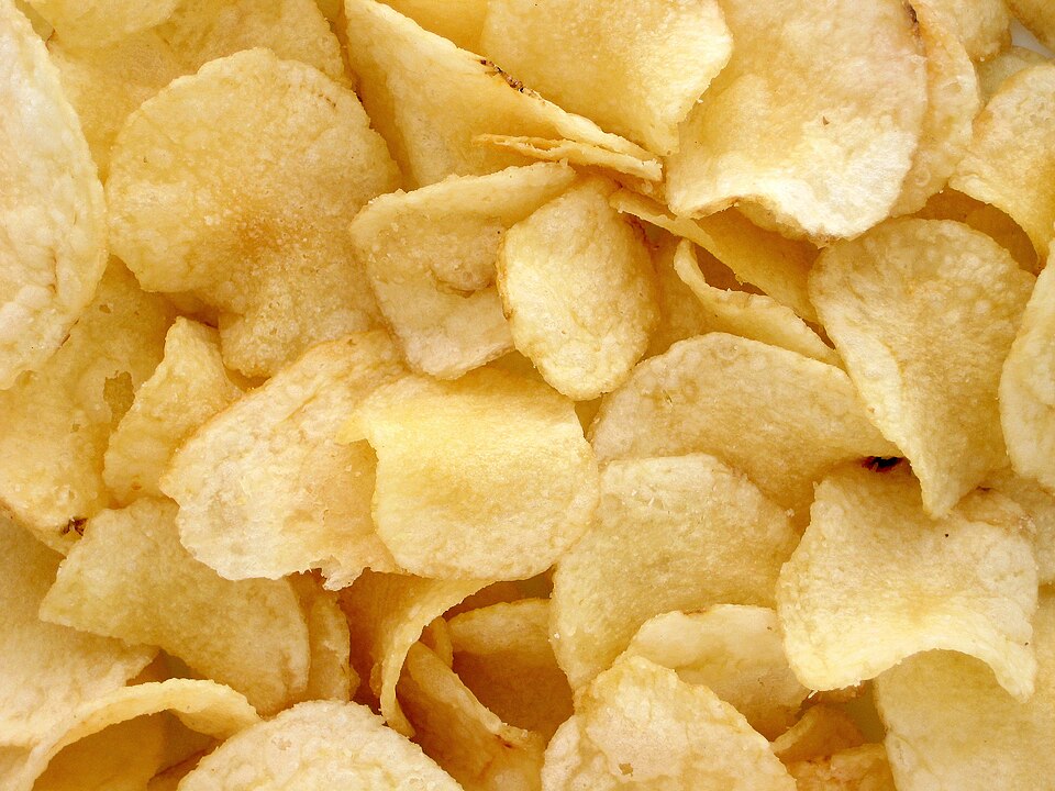 Bolsas de patatas fritas y aperitivos